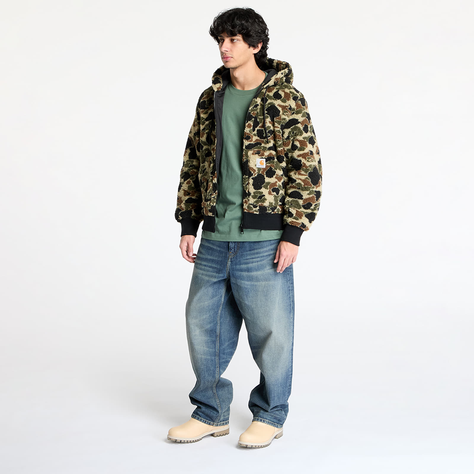 Мужские жилеты Carhartt WIP OG Active Liner UNISEX Camo Duck Jacquard/ Green