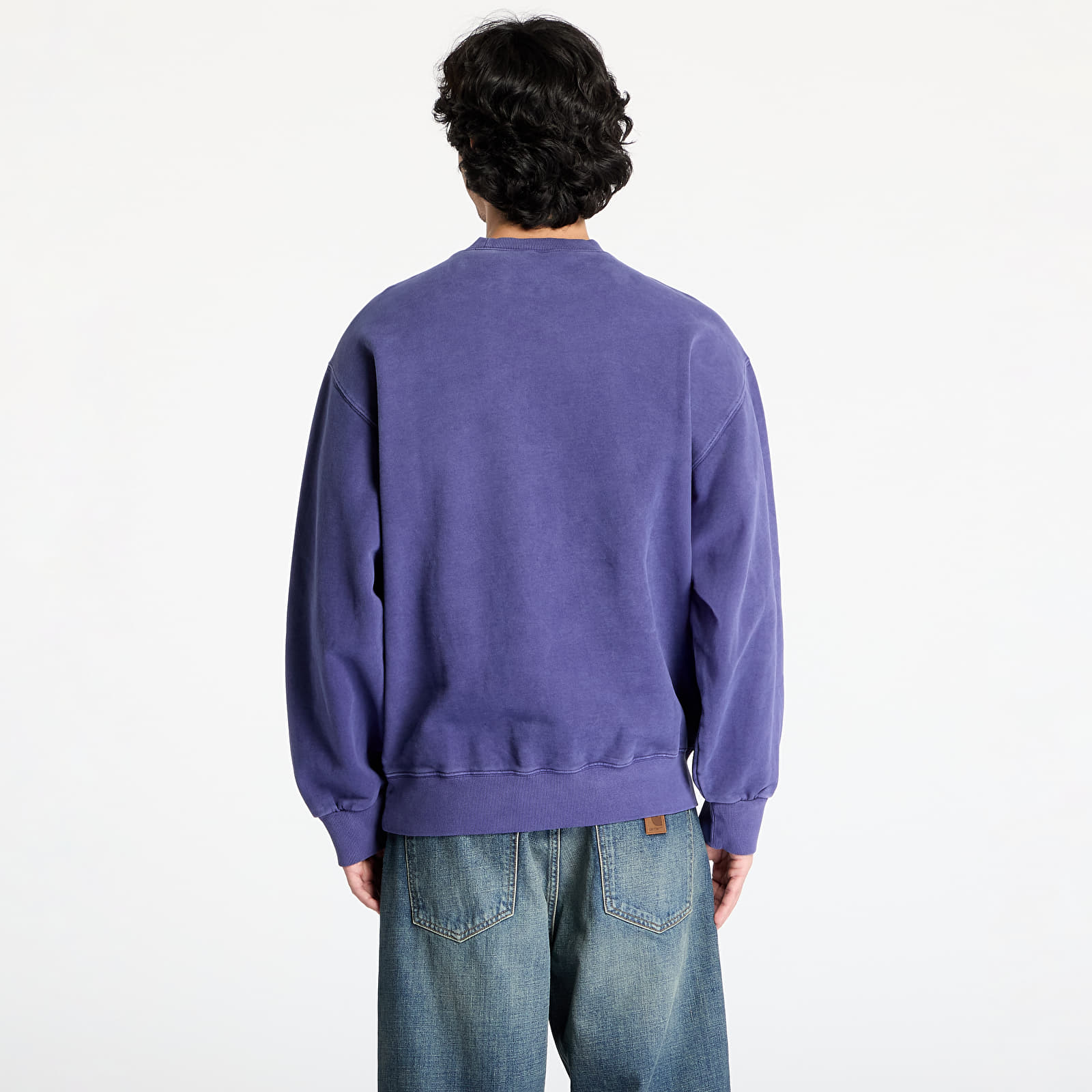 Pánské mikiny Carhartt WIP Vista Sweatshirt UNISEX Aura Garment Dyed