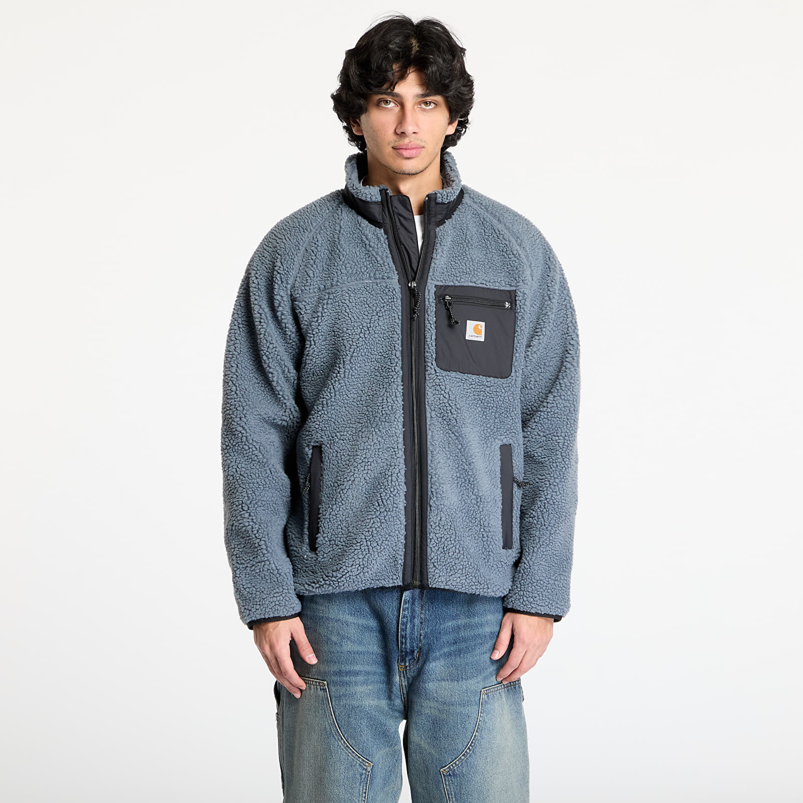Men's jackets Carhartt WIP Prentis Liner Jacket UNISEX Dove Grey/ Black