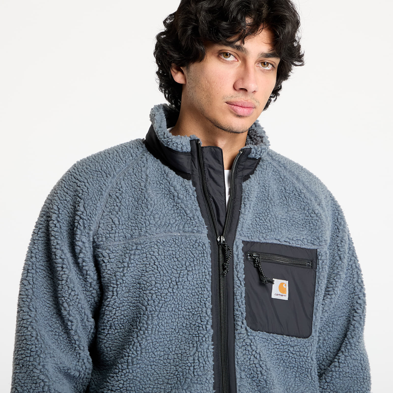 Men's jackets Carhartt WIP Prentis Liner Jacket UNISEX Dove Grey/ Black