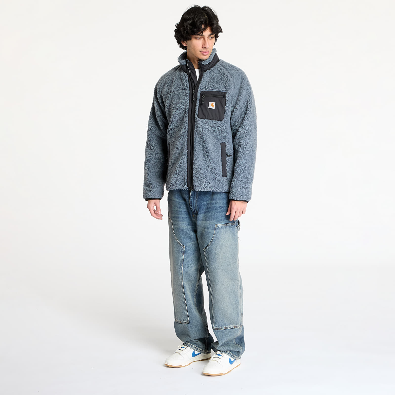 Men's jackets Carhartt WIP Prentis Liner Jacket UNISEX Dove Grey/ Black