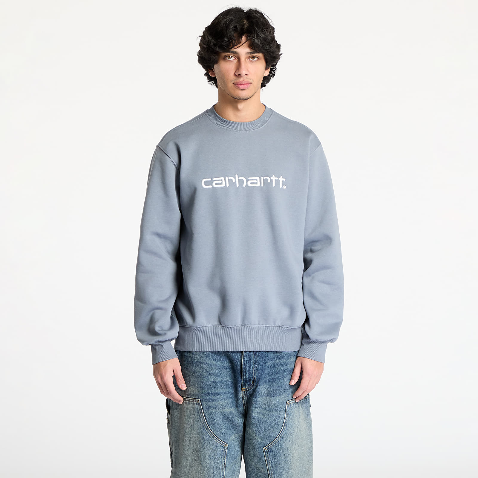 Bluzy męskie Carhartt WIP Carhartt Sweatshirt UNISEX Dove Grey/ Wax