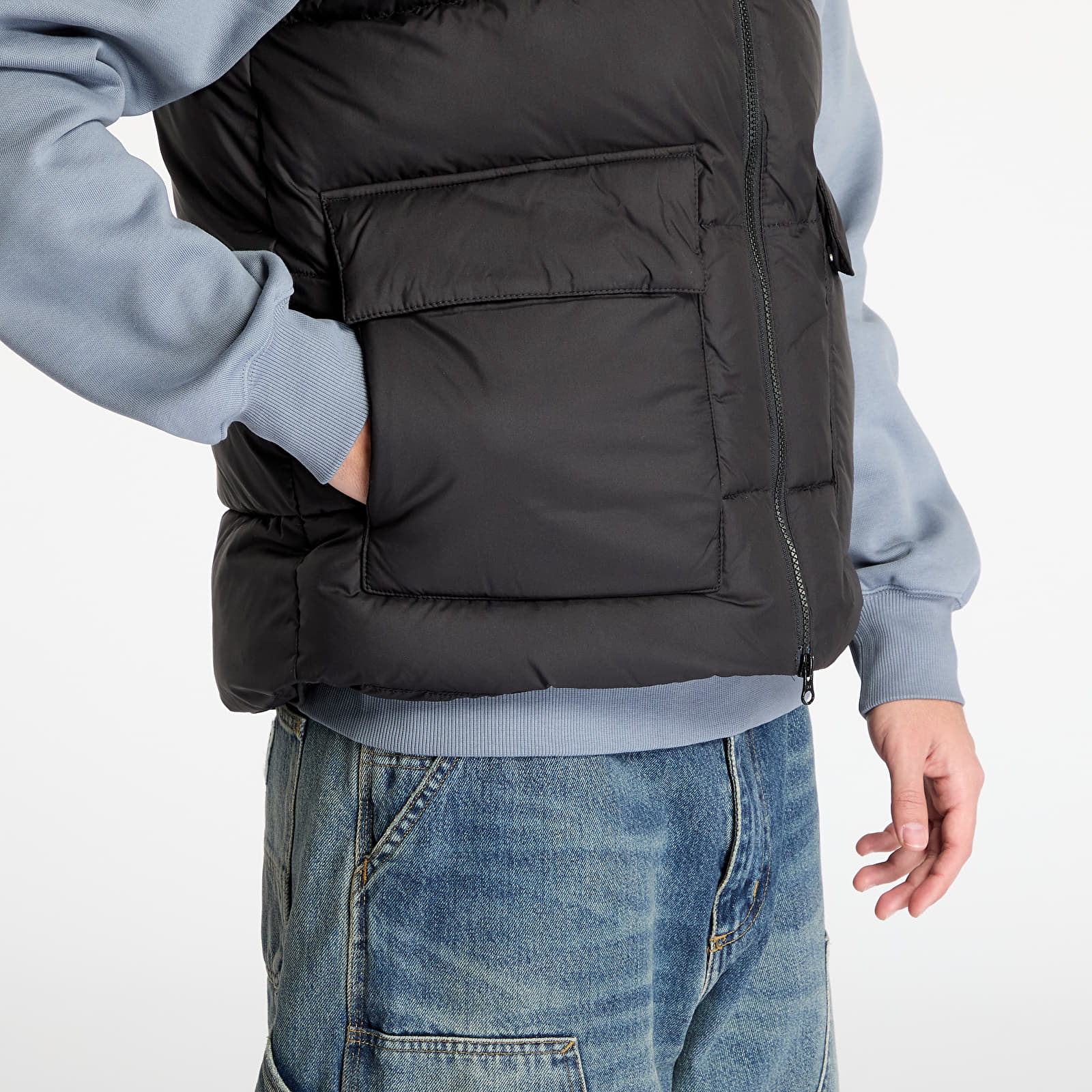 Men's vests Carhartt WIP Springfield Vest UNISEX Black/ Misty Grey