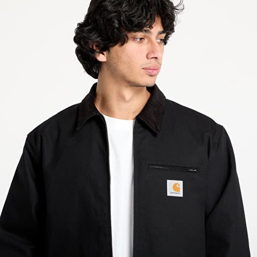 Carhartt WIP Detroit Jacket (Winter) UNISEX Black/ Black Rigid Carhartt WIP Detroit Jacket (Winter) UNISEX Black/ Black Rigid