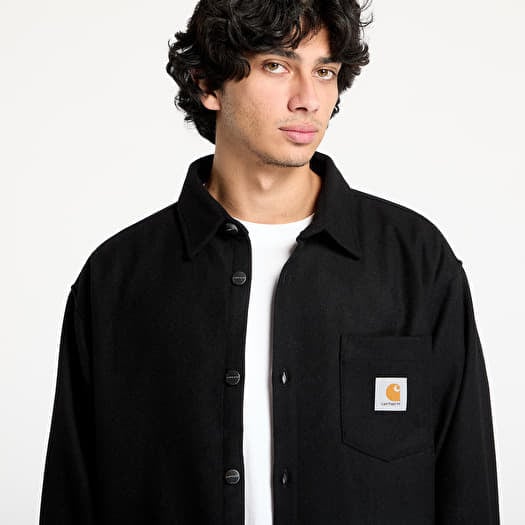 Pánské košile Carhartt WIP Torin Shirt UNISEX Black (I033779.89XX