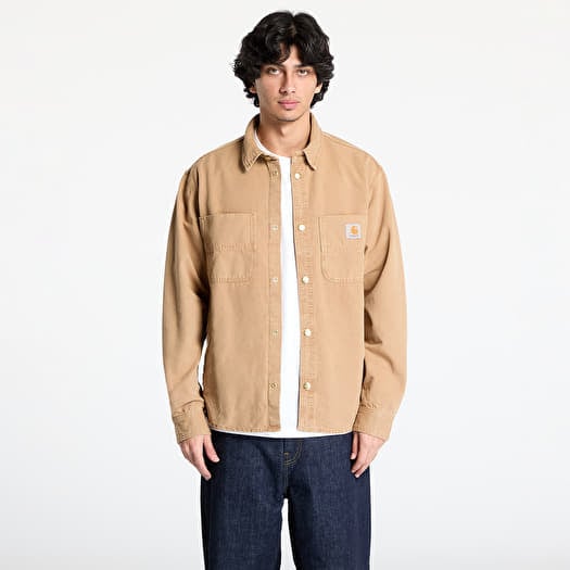 Carhartt WIP Conro Shirt Jac UNISEX Peanut Stone Dyed
