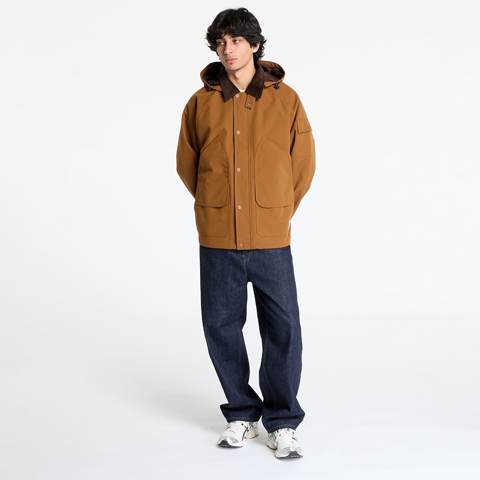 Men's jackets Carhartt WIP Clarton Jacket UNISEX Hamilton Brown/ Tobacco