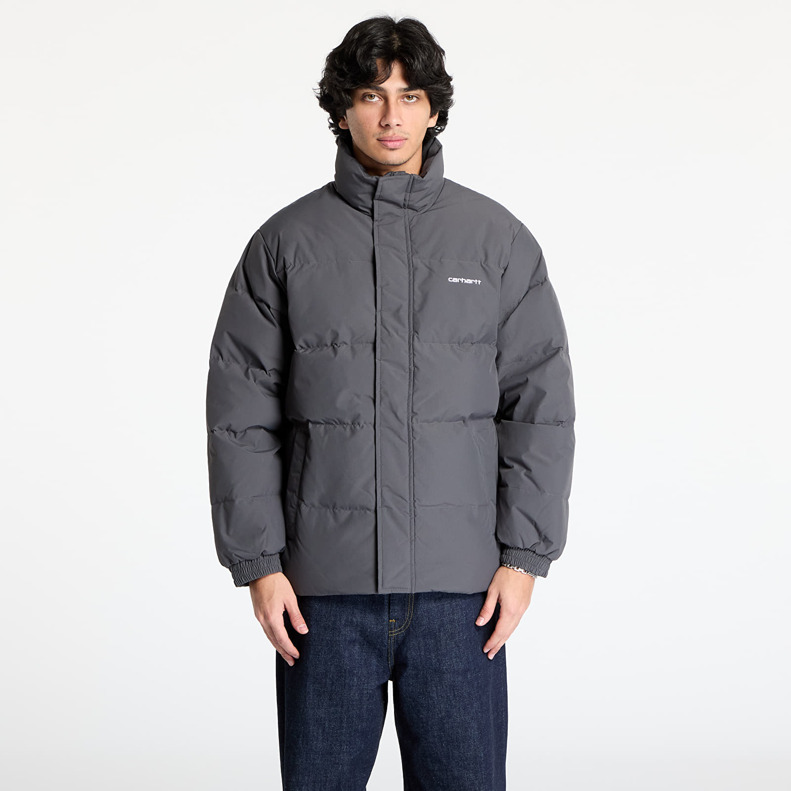 Men's jackets Carhartt WIP Danville Jacket UNISEX Graphite/ White