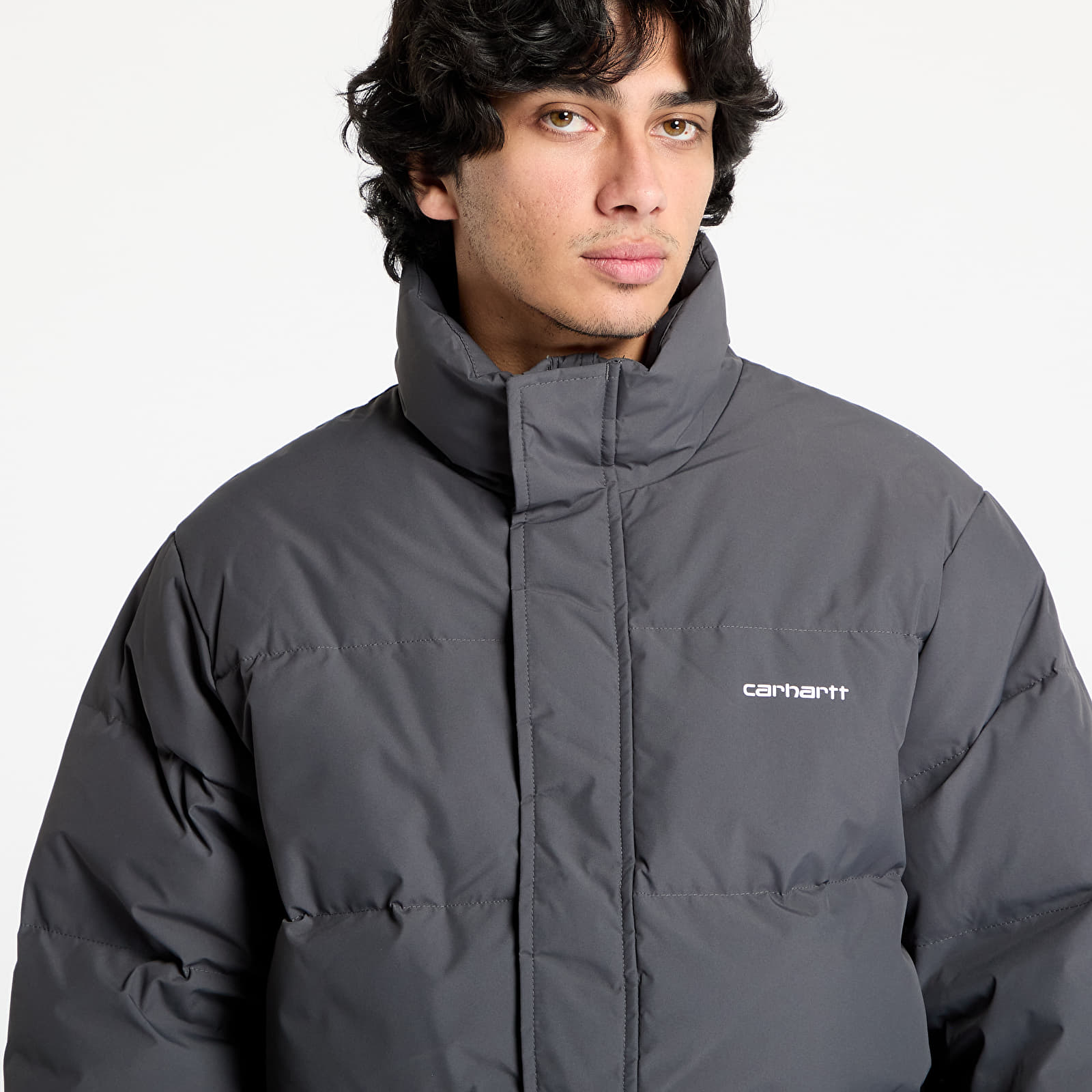 Men's jackets Carhartt WIP Danville Jacket UNISEX Graphite/ White