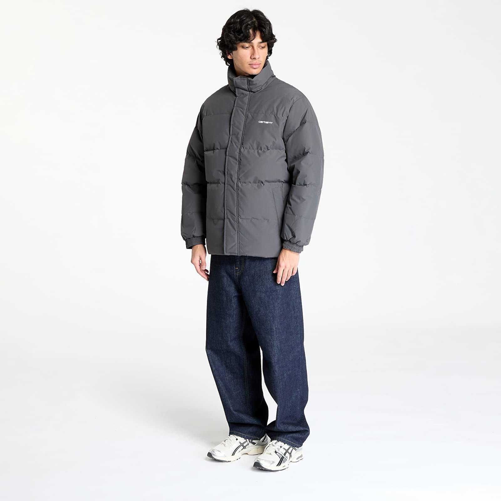 Men's jackets Carhartt WIP Danville Jacket UNISEX Graphite/ White