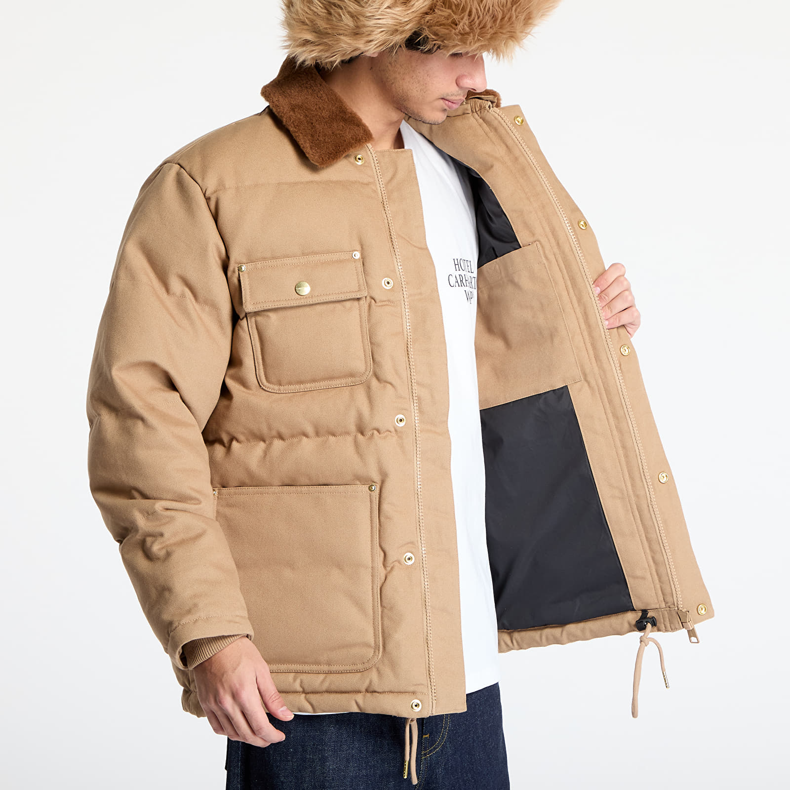 Chaquetas de hombre Carhartt WIP Rayley Jacket UNISEX Peanut