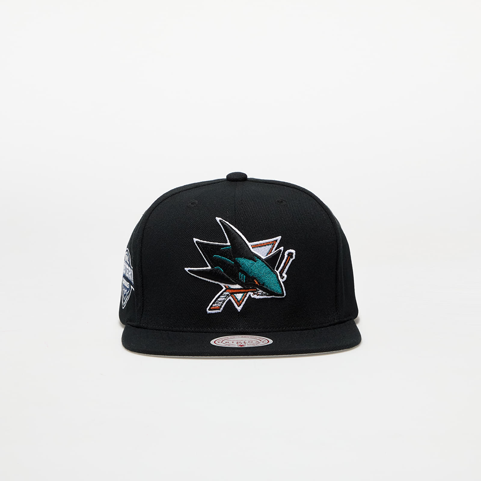 Kšiltovky Mitchell & Ness NHL Conference Patch Snapback San Jose Sharks Black