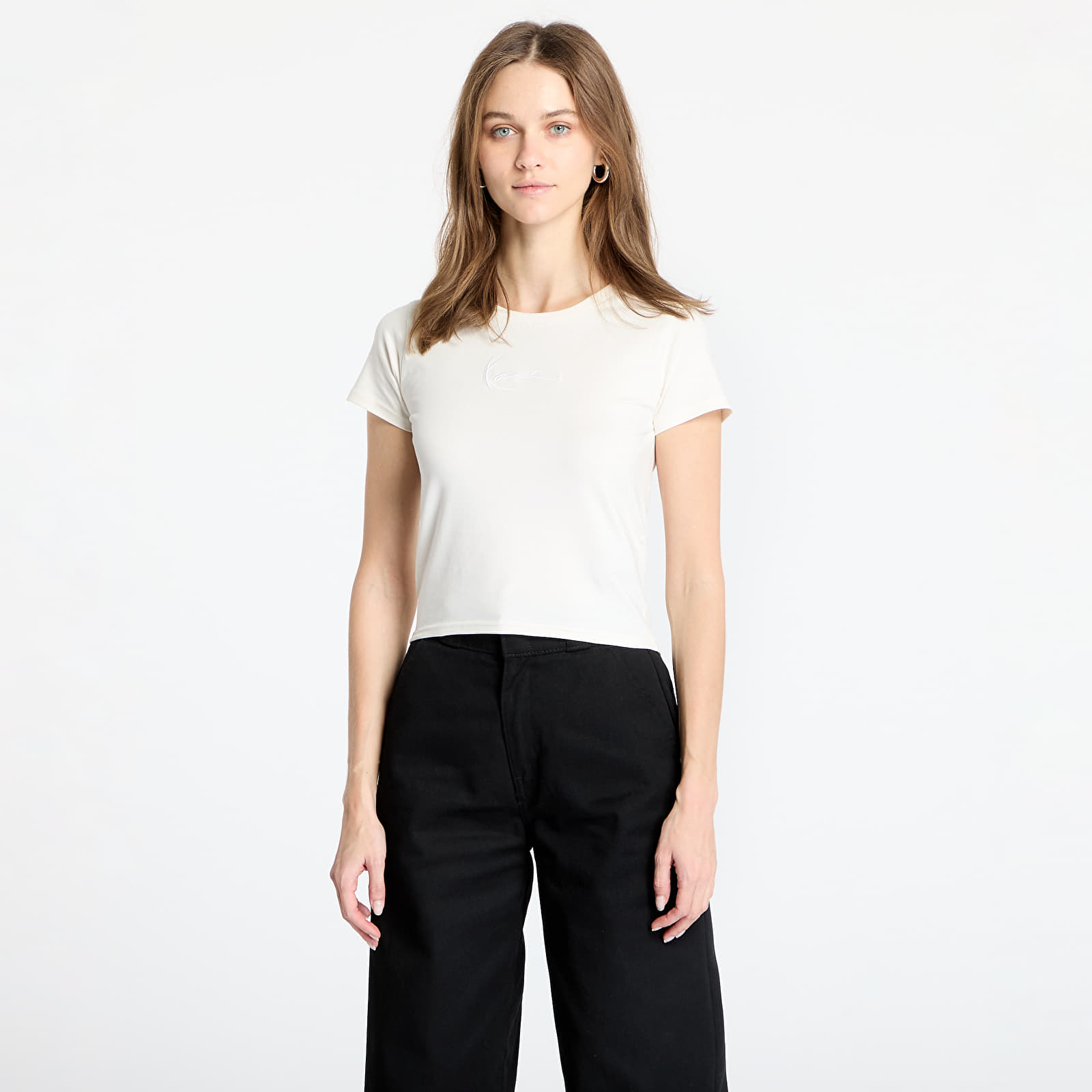 T-shirts Karl Kani Small Signature Short Tee Off White