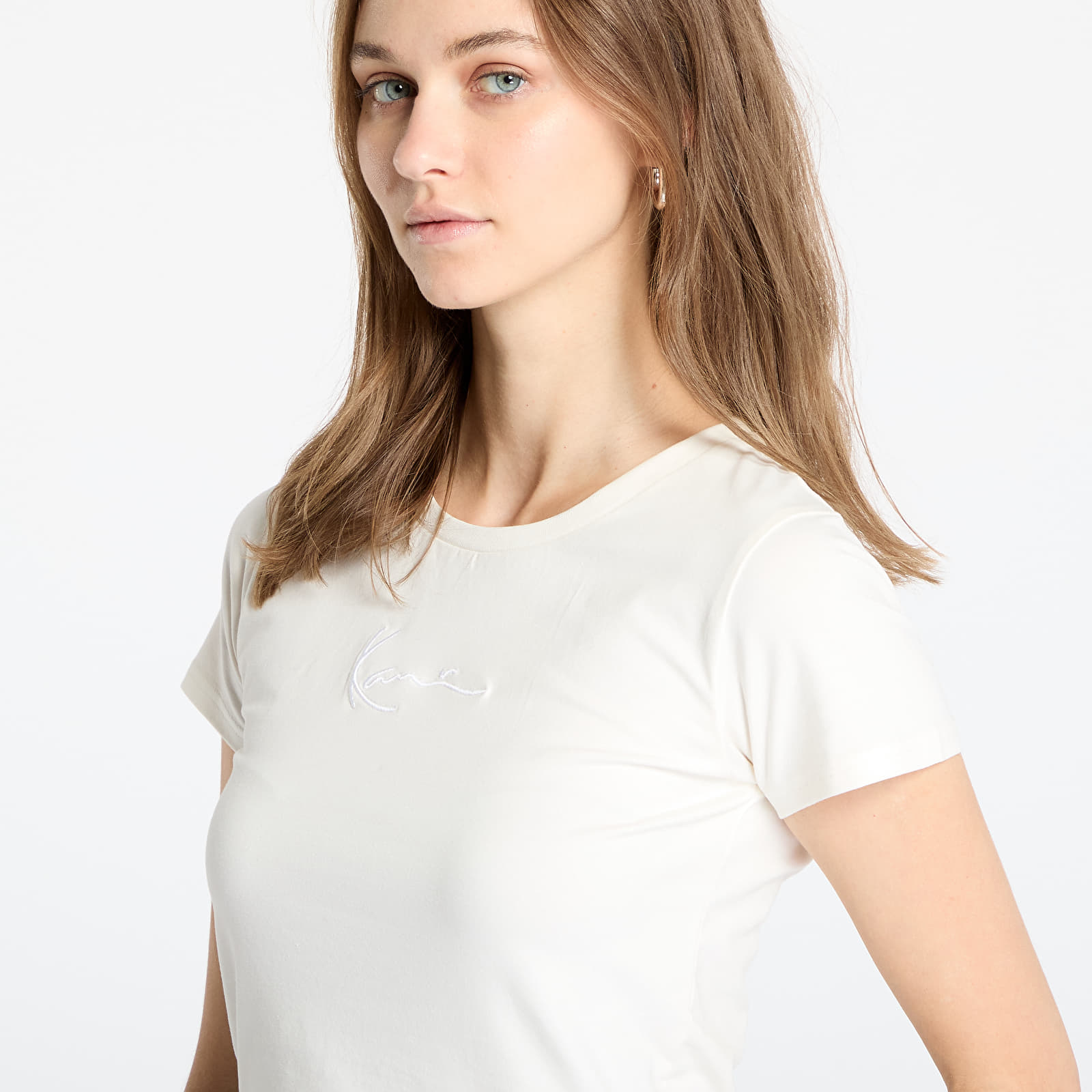 T-shirts Karl Kani Small Signature Short Tee Off White
