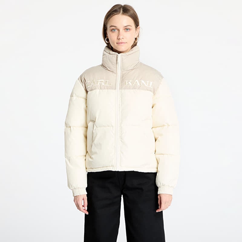 Куртка Karl Kani Retro Essential Puffer Jacket Off White/ Sand