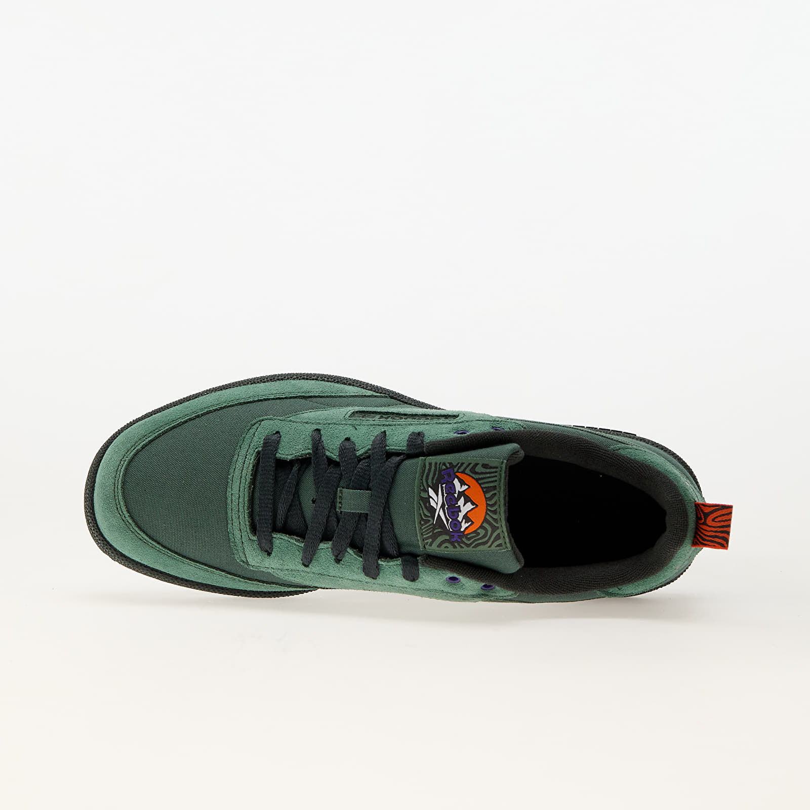 Vyriški sportbačiai ir batai Reebok Club C 85 Escape Green/ Grey6/ Pump Orange