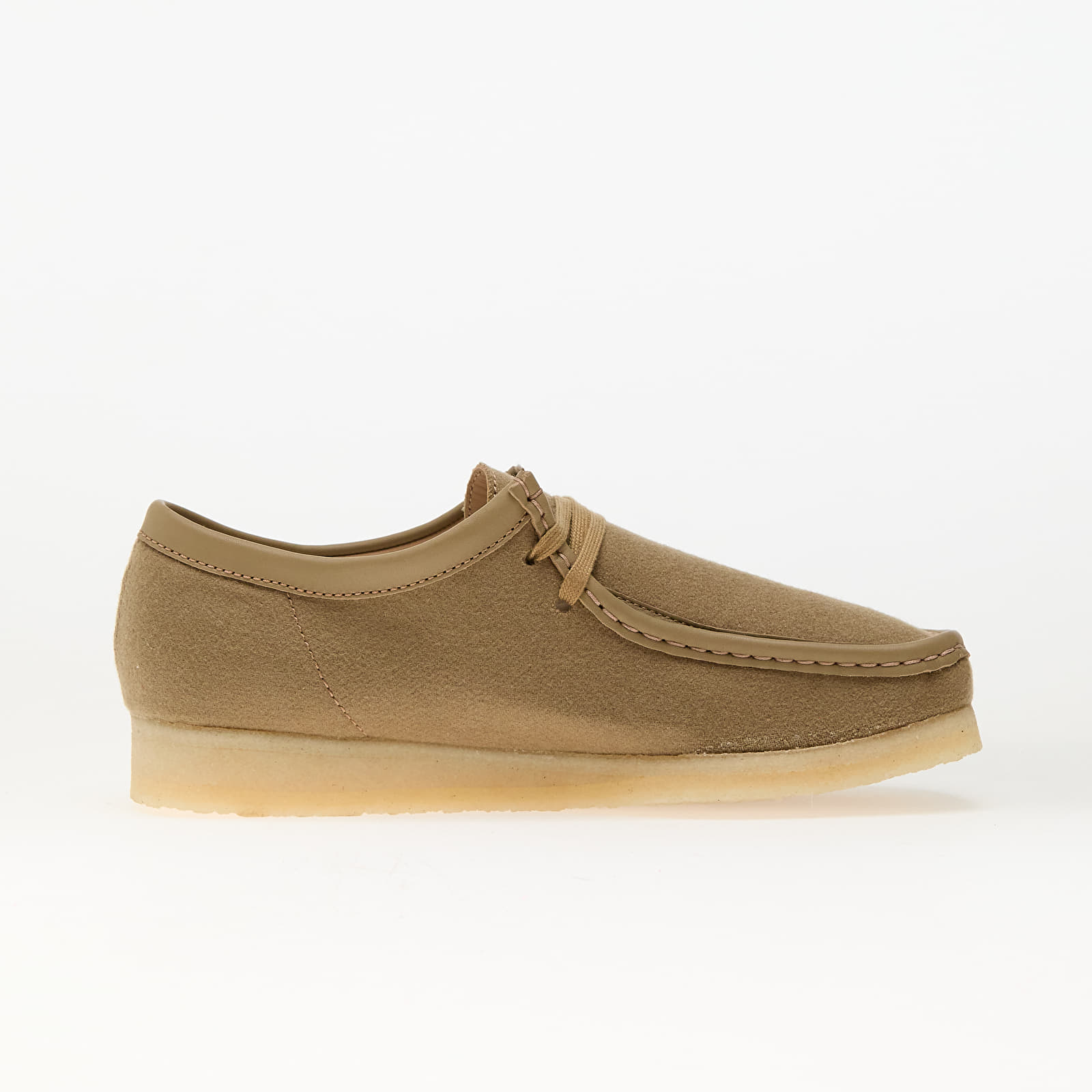 Men's sneakers and shoes Clarks Originals Wallabee Camel Wool