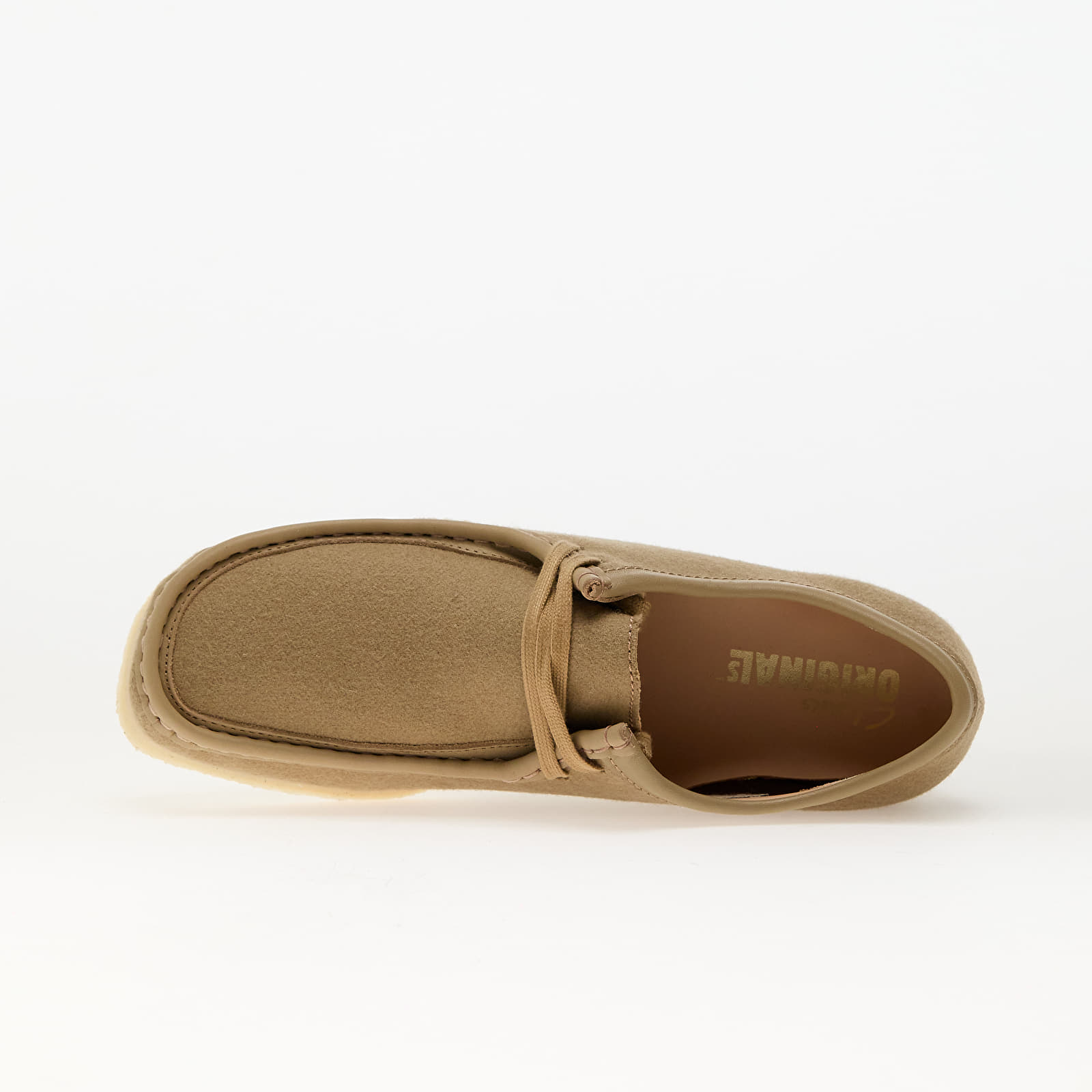 Men's sneakers and shoes Clarks Originals Wallabee Camel Wool