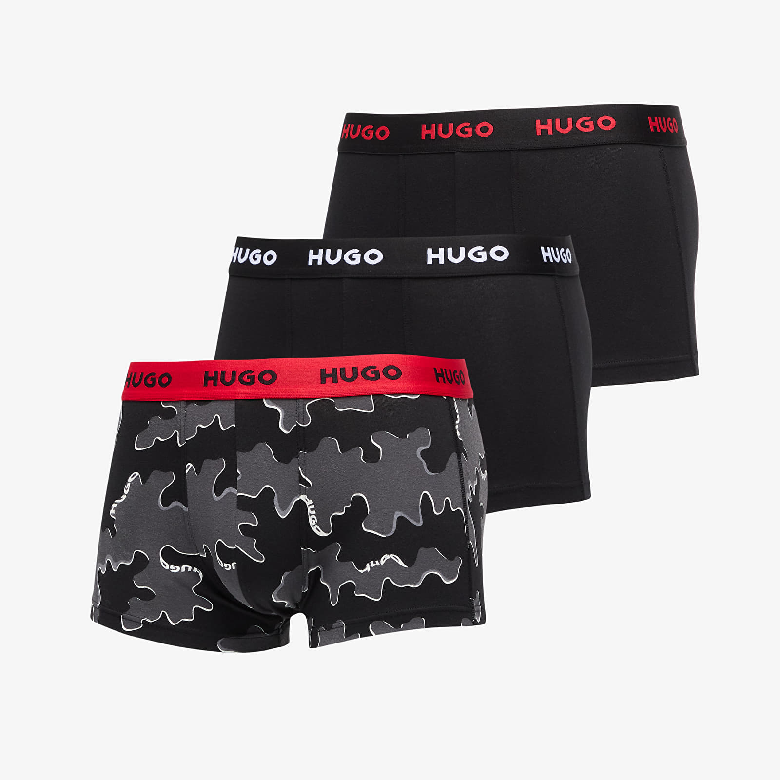 Boksersortsid Hugo Boss Design Trunk 3-Pack Multicolor