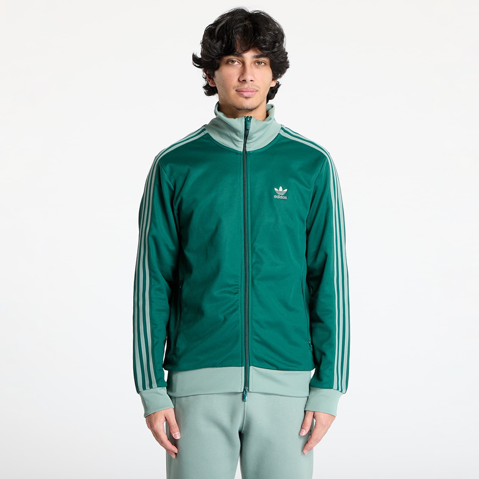 Hanorac adidas Adicolor Classics Track Top Collegiate Green/ Silver Green