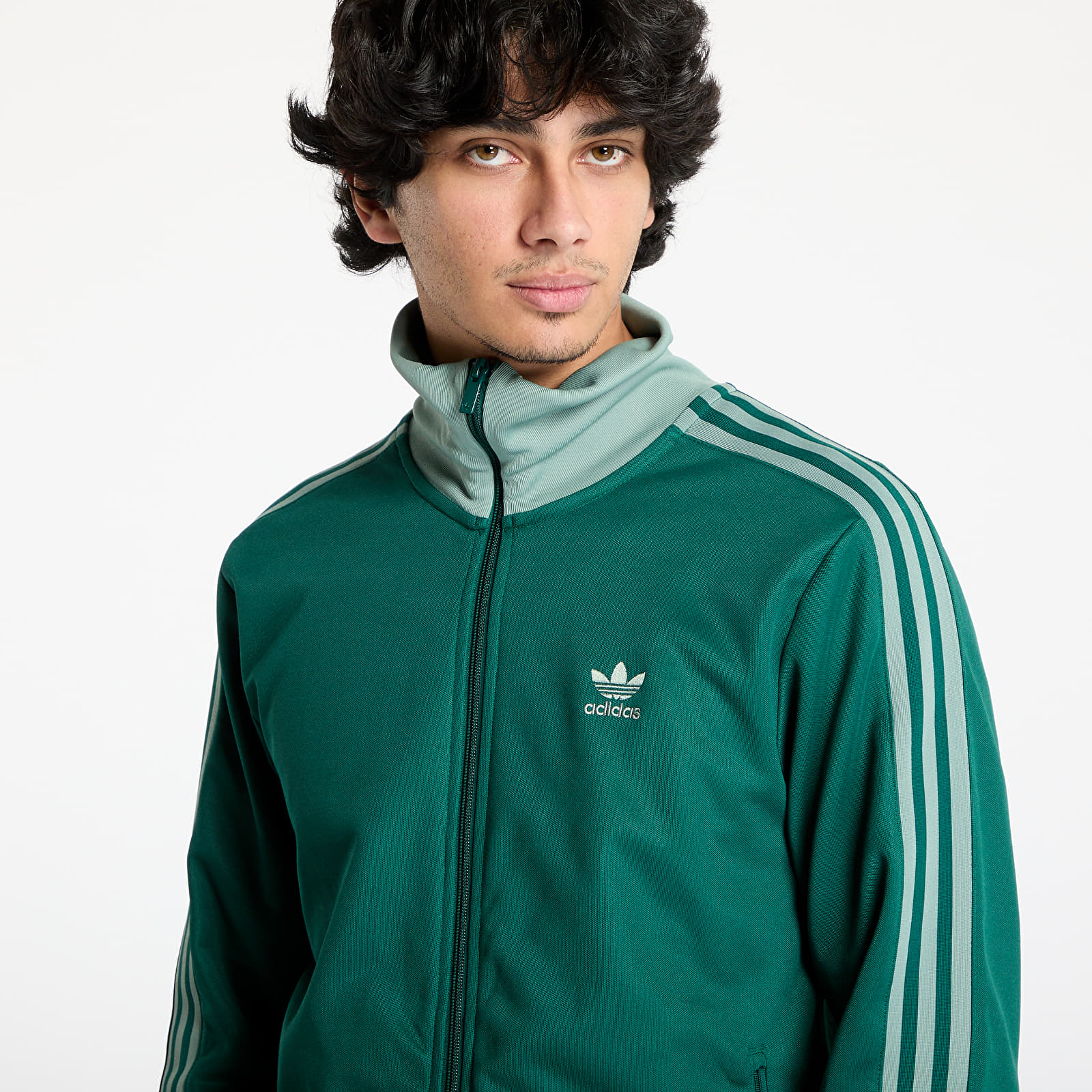 Men's sweatshirts adidas Adicolor Classics Track Top Collegiate Green/ Silver Green