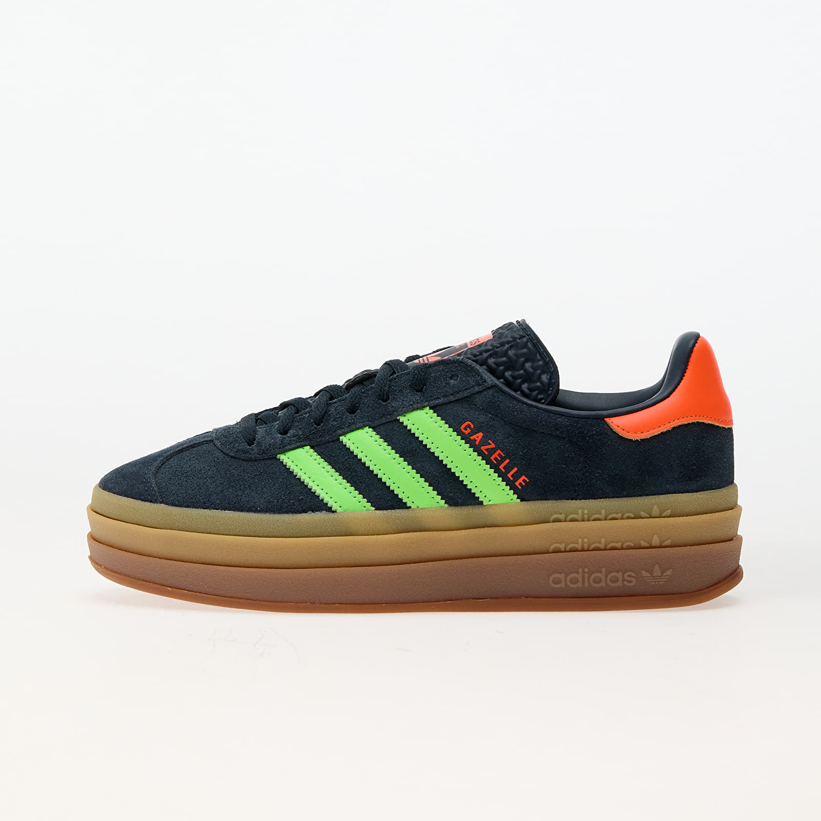 Naiste tossud ja kingad adidas Gazelle Bold W Aurora Ink/ Solar Orange/ Gum5