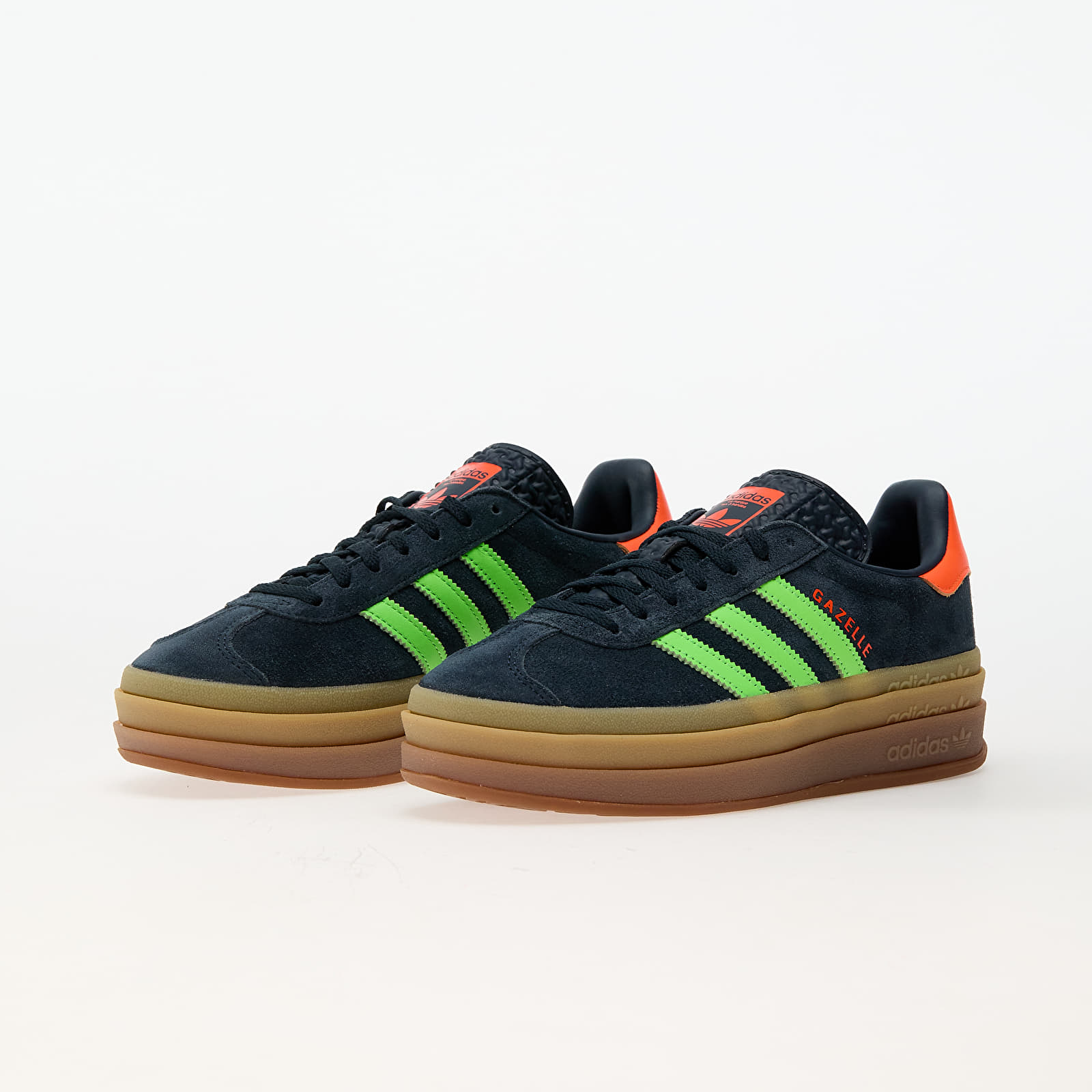 Naiste tossud ja kingad adidas Gazelle Bold W Aurora Ink/ Solar Orange/ Gum5
