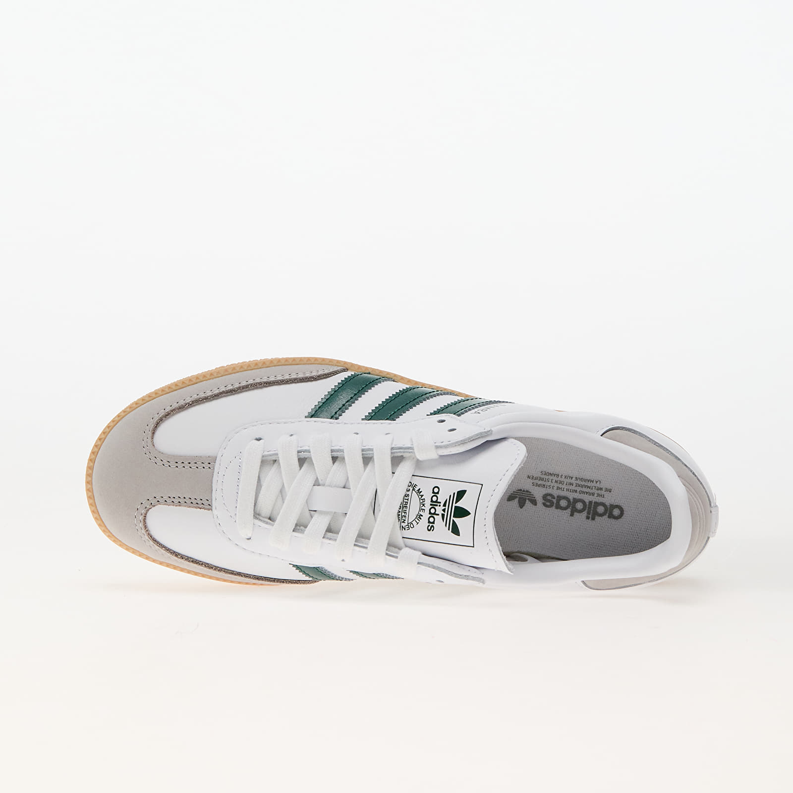 Women's sneakers and shoes adidas Samba Og W Ftwr White/ Collegiate Green/ Grey Two