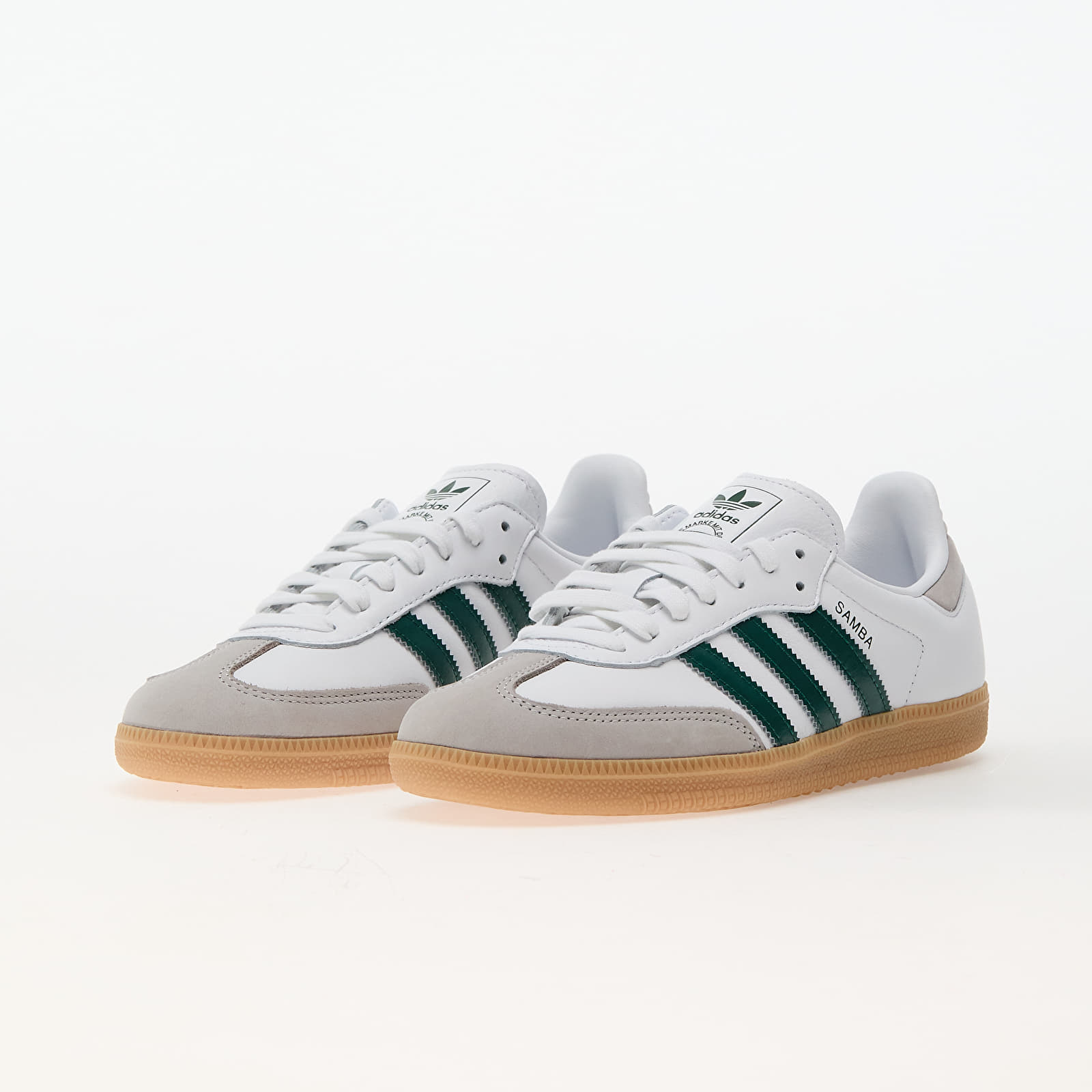 Damessneakers en -schoenen adidas Samba Og W Ftwr White/ Collegiate Green/ Grey Two