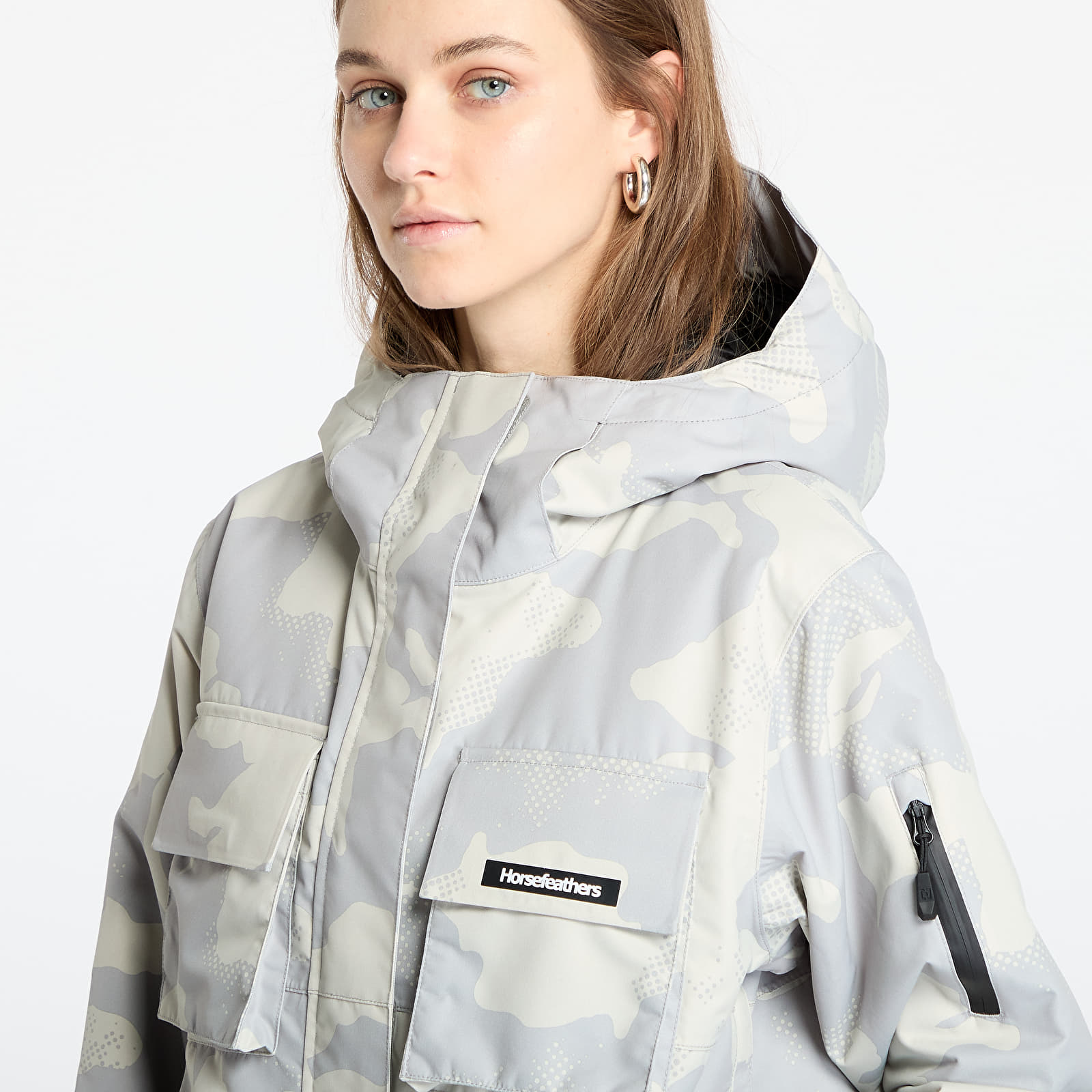 Jakker for kvinner Horsefeathers Rheie Jacket Snowstorm
