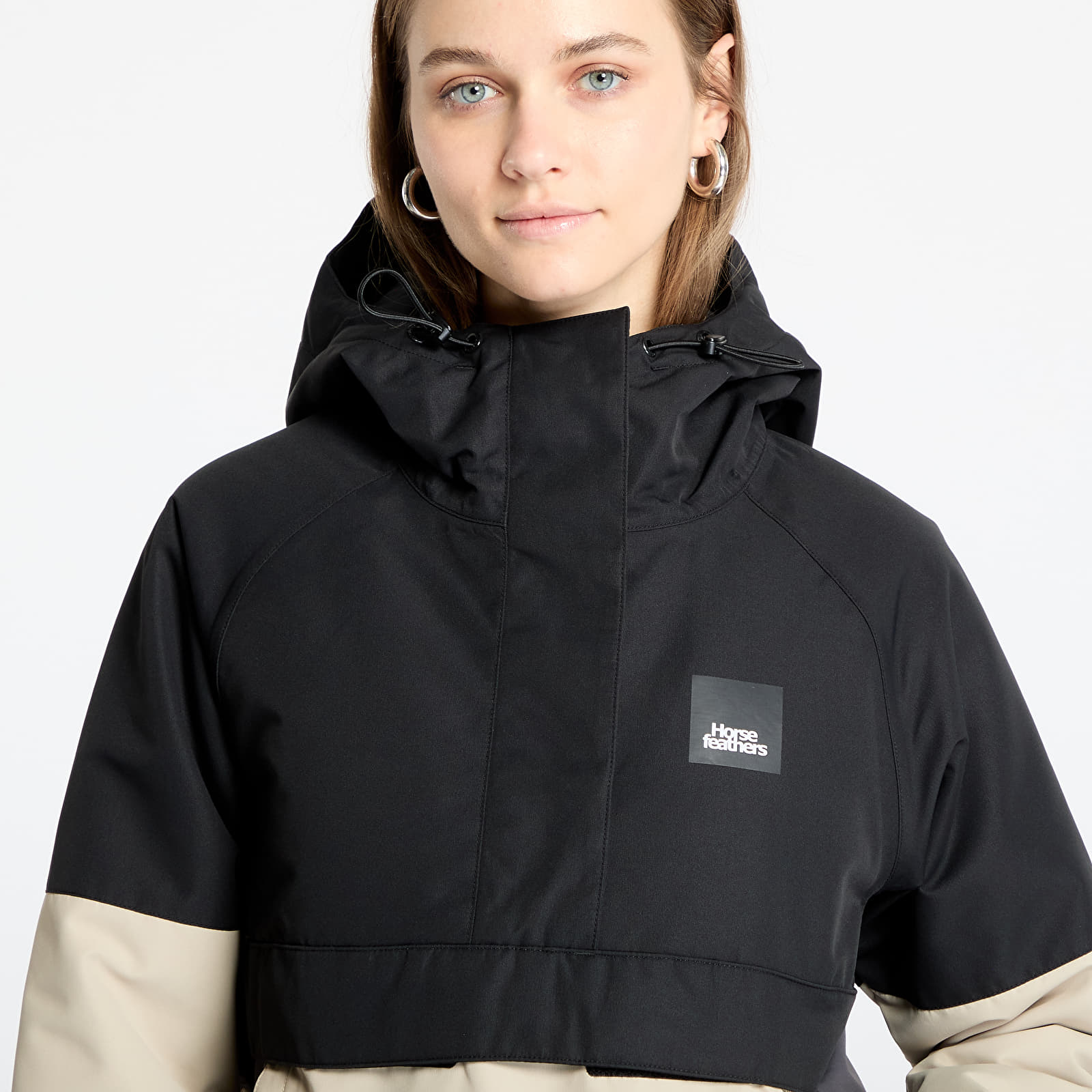 Chaquetas de mujer Horsefeathers Mija II Jacket Black/ Mojave