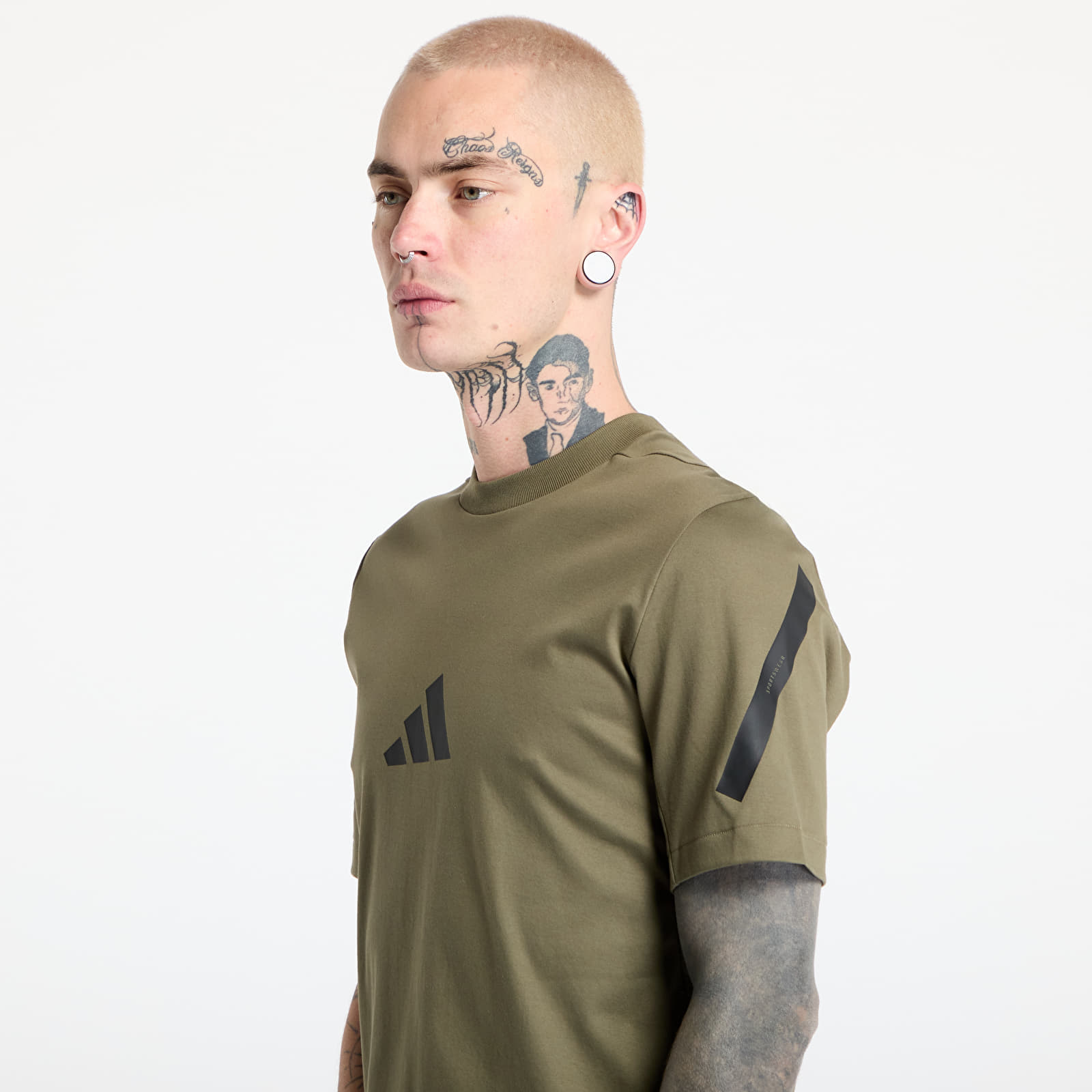 Tricouri pentru bărbați adidas Z.N.E. T-Shirt Olive Strata