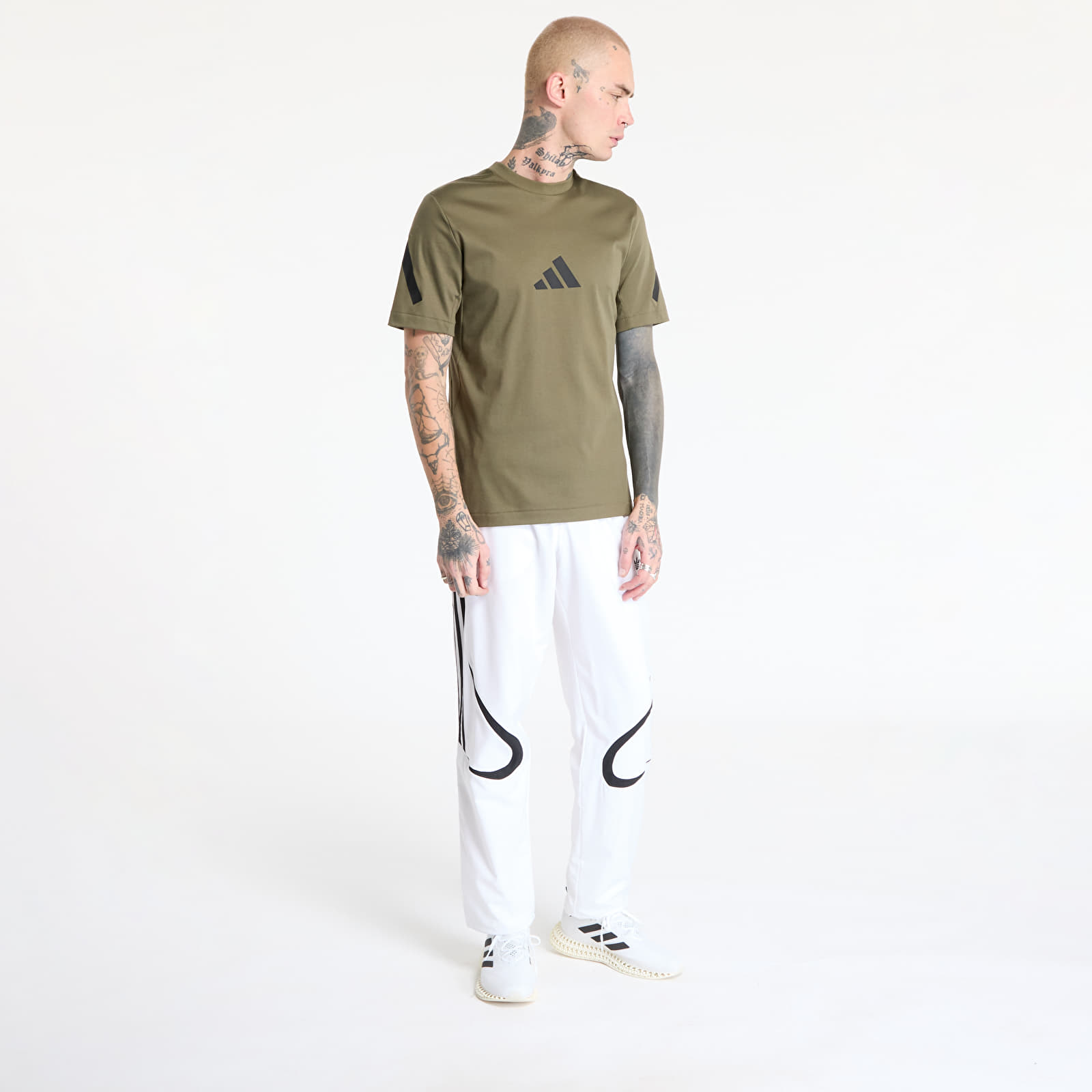 Tricouri pentru bărbați adidas Z.N.E. T-Shirt Olive Strata