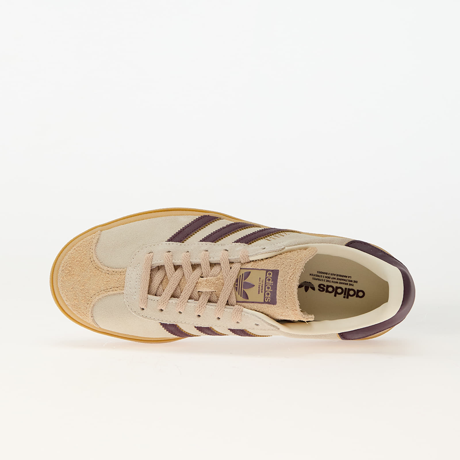 Жіноче взуття adidas Gazelle Bold W Cream White/ Maroon/ Magic Beige
