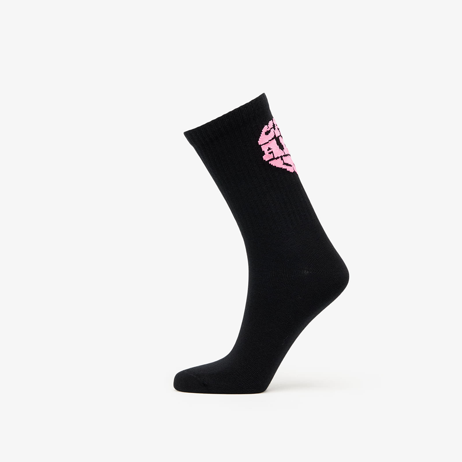 Skarpety męskie Carhartt WIP Heartbreaker Socks Black/ Lumo Pink