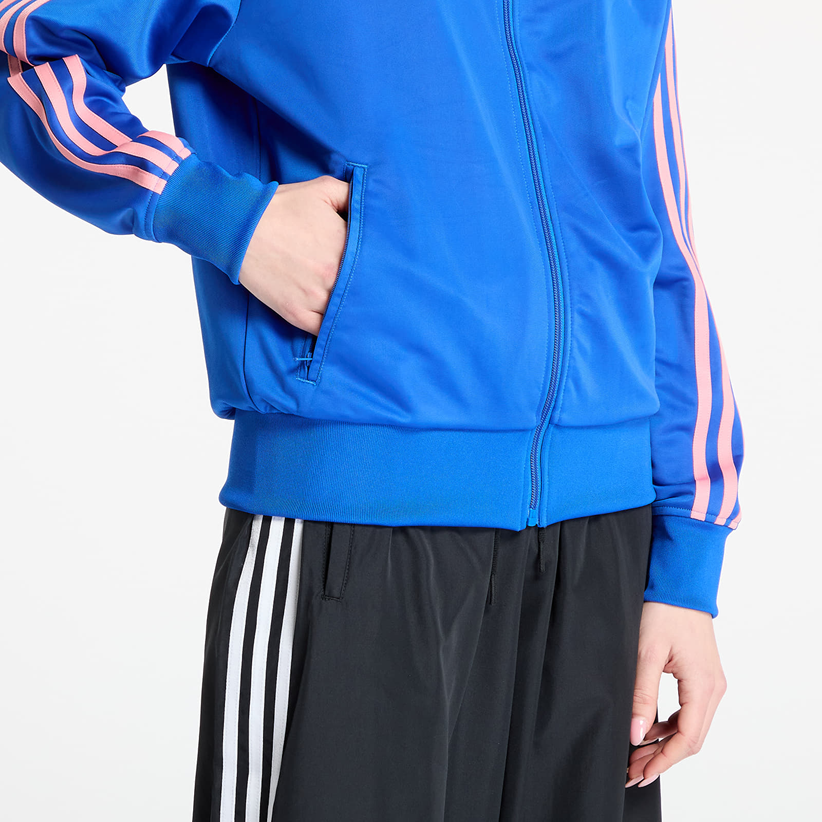 Hoodies and sweatshirts  adidas Firebird Adicolor Classic Loose Tracktop Blue/ Semi Pink Spark
