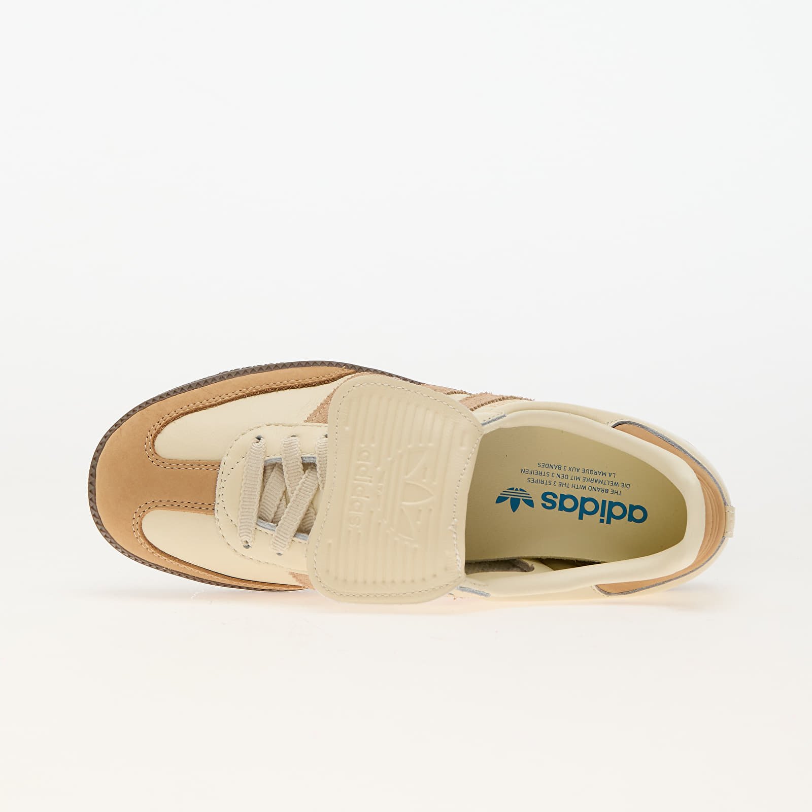 Sneakers og sko til kvinder adidas Samba Lt W Cream White/ Warm Sandstone/ Gold Met.