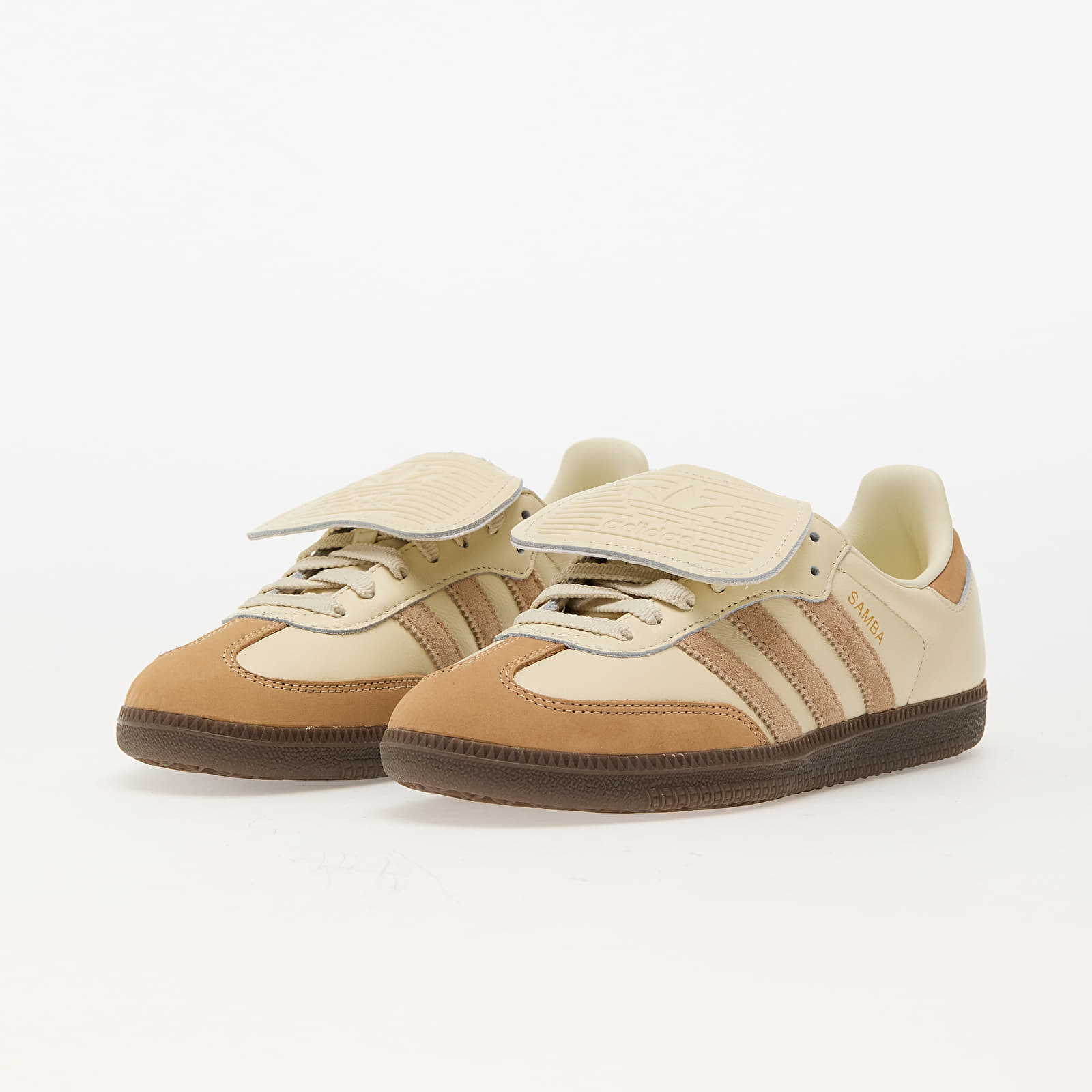 Sneakers og sko til kvinder adidas Samba Lt W Cream White/ Warm Sandstone/ Gold Met.