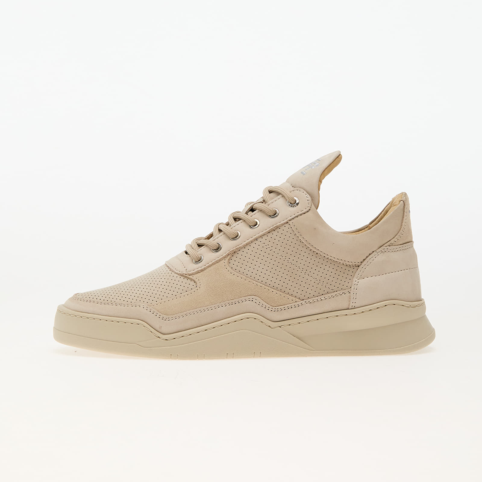 Męskie trampki i buty Filling Pieces Low Top Ghost Panel All Beige
