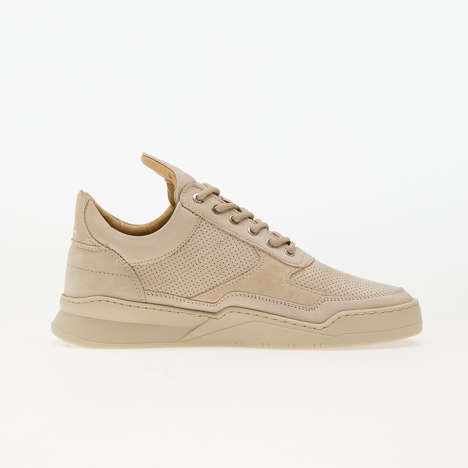 Zapatillas y zapatos de hombre Filling Pieces Low Top Ghost Panel All Beige