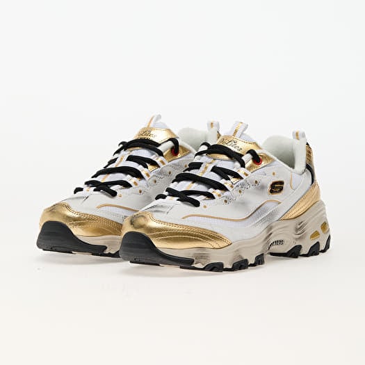Skechers d'lites womens gold best sale