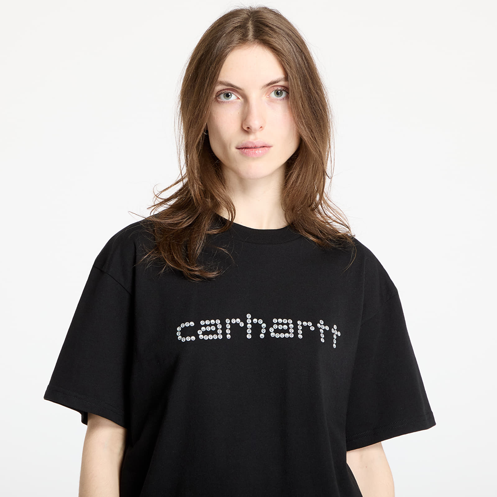 Heren T-shirts Carhartt WIP Rivet Script T-Shirt UNISEX Black