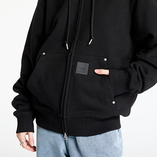 Carhartt WIP Hooded Eldon Sweat Jacket UNISEX Black | Queens