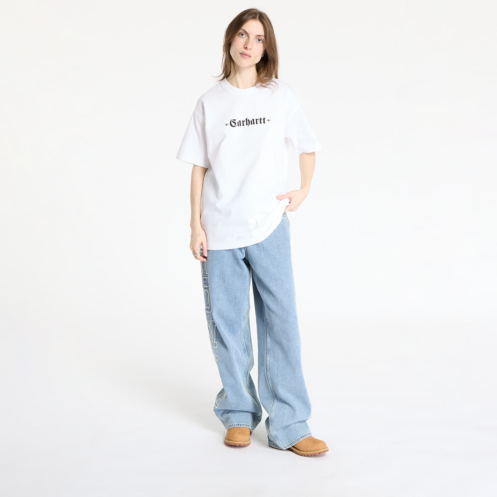 Meeste T-särgid Carhartt WIP S/S Greatest Hits T-Shirt UNISEX White/ Black