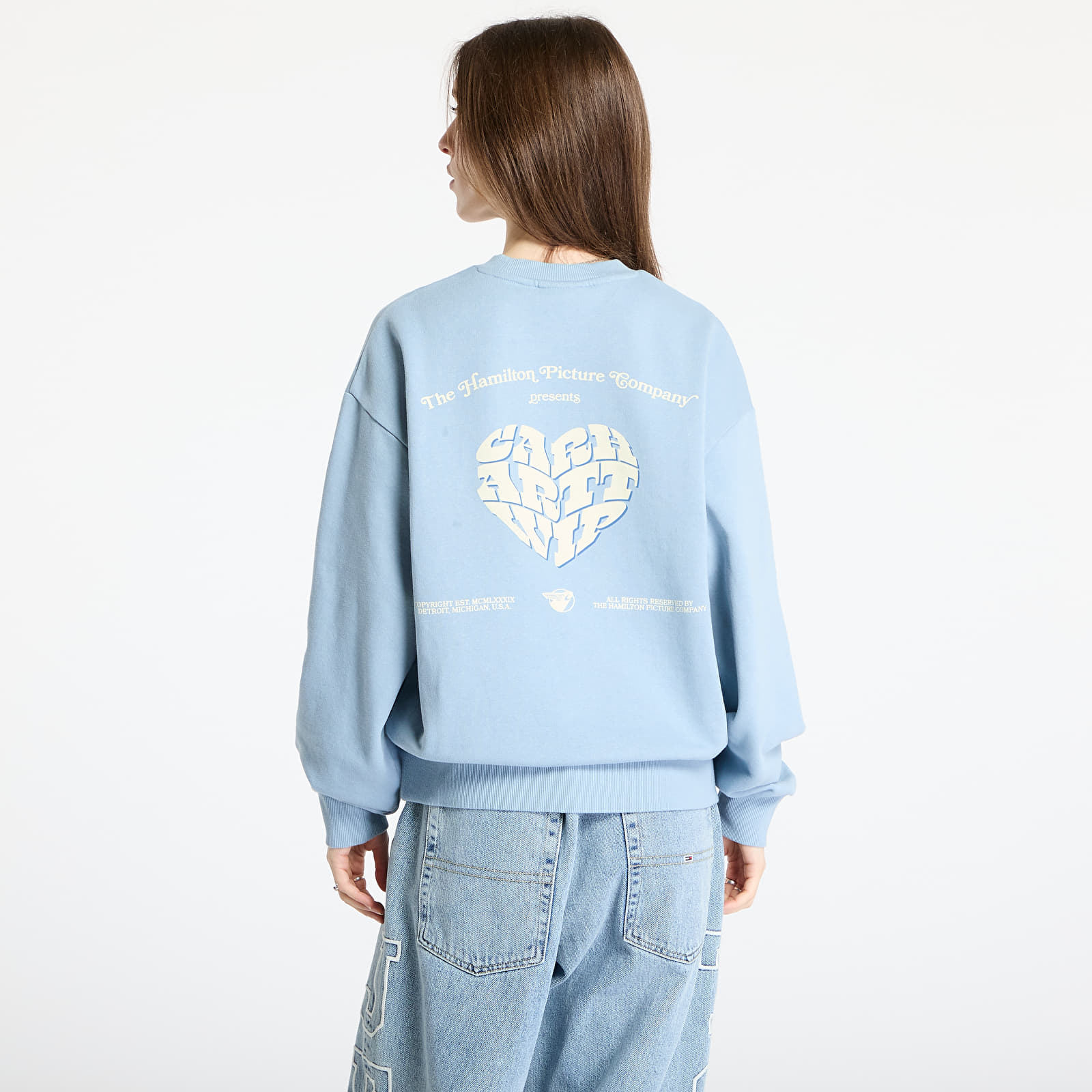 Sweaters Carhartt WIP W' Productions Sweatshirt Frosted Blue