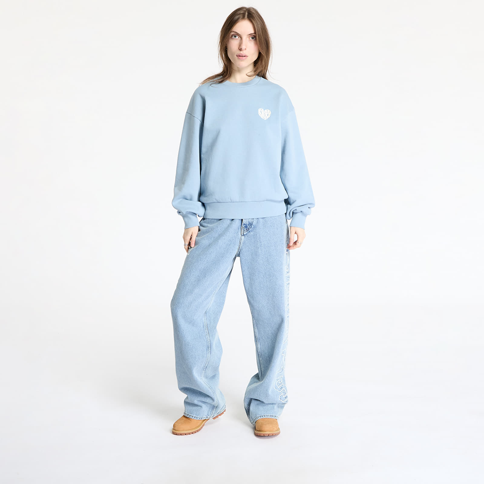 Sweaters Carhartt WIP W' Productions Sweatshirt Frosted Blue