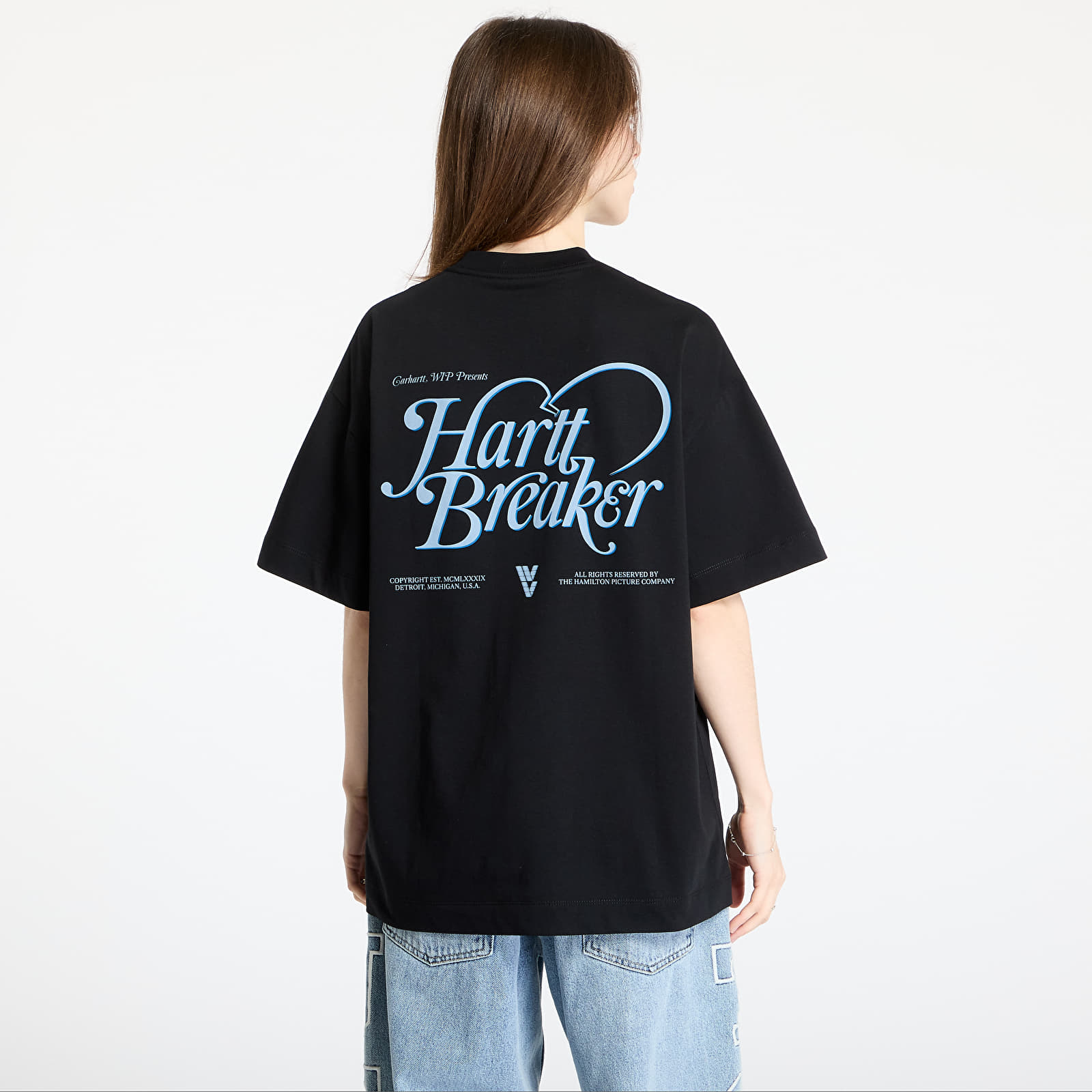 Camisetas de mujer Carhartt WIP W' S/S Harttbreaker T-Shirt Black