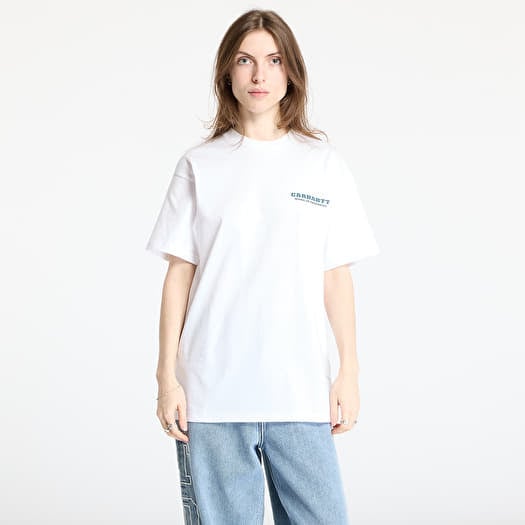T-shirt Carhartt WIP S/S Runaway T-Shirt UNISEX White/ Malachite