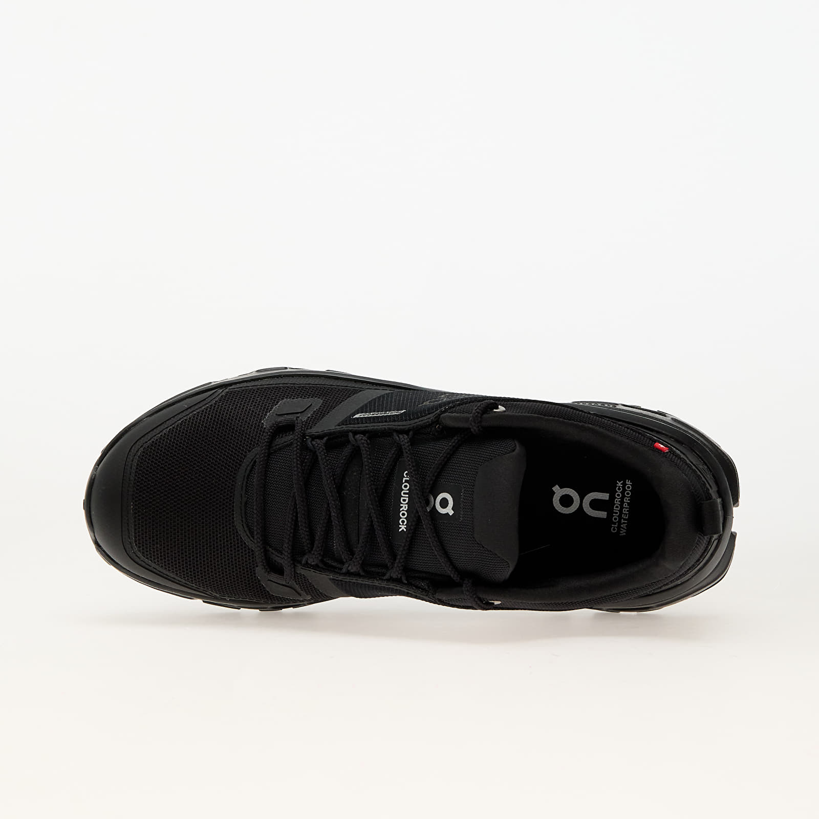 Vīriešu čības un apavi On M Cloudrock Low WP Black/ Black