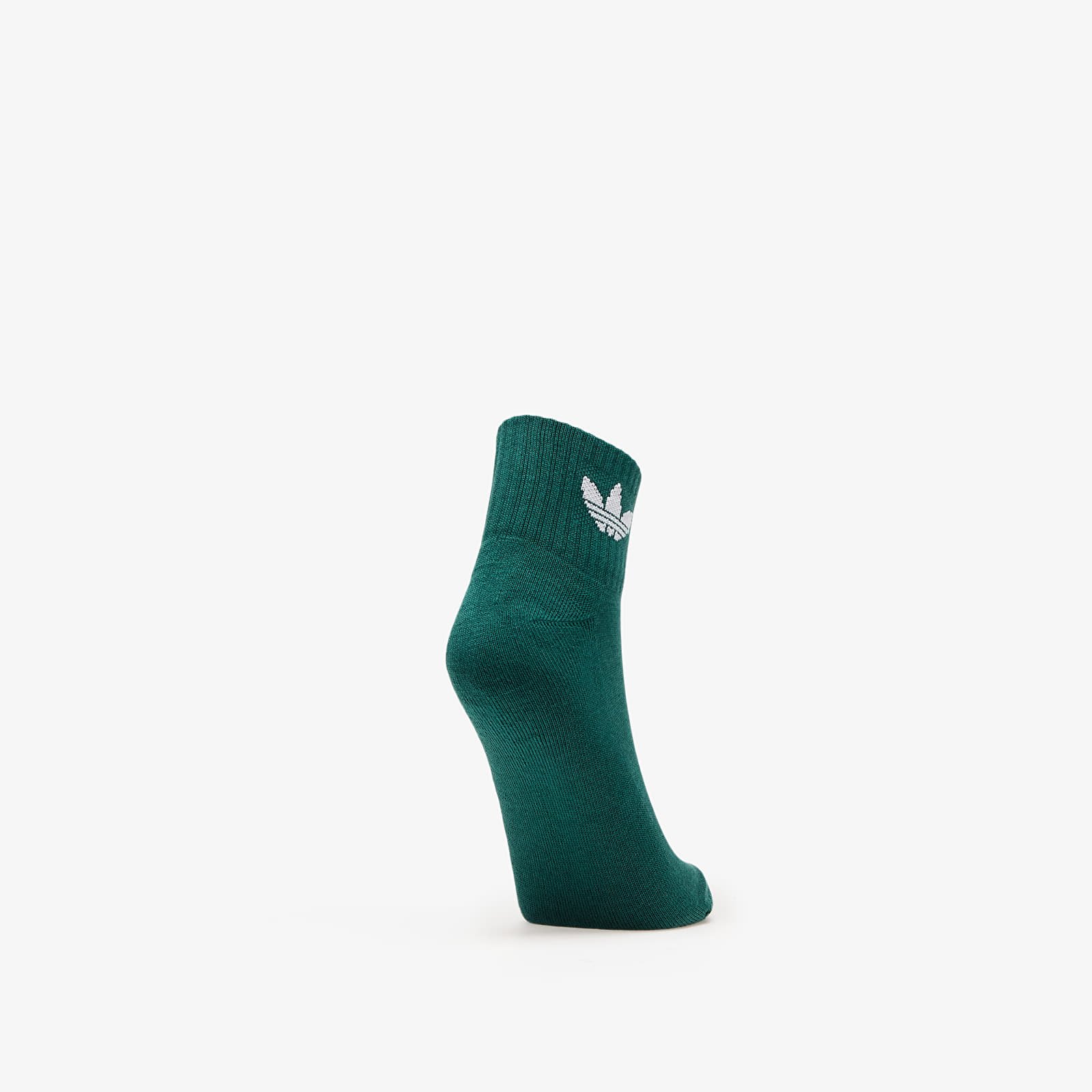 Men's socks adidas Mid Ankle Sock 3-Pack Off White/ Collegiate Green/ Wonder Blue